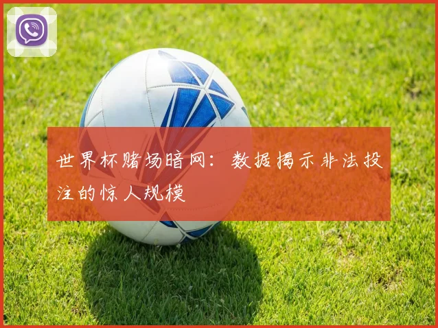 世界杯赌场暗网：数据揭示非法投注的惊人规模